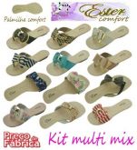 Rasteirinha ESTER linha COMFORT ref.:MULTI MIX 24 com model