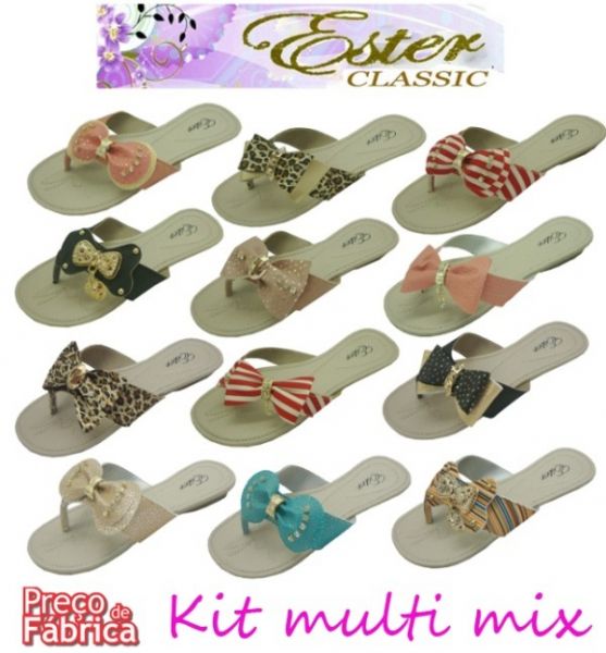 Rasteirinha adulta ESTER M&C CLASSIC ref.:MULTI MIX